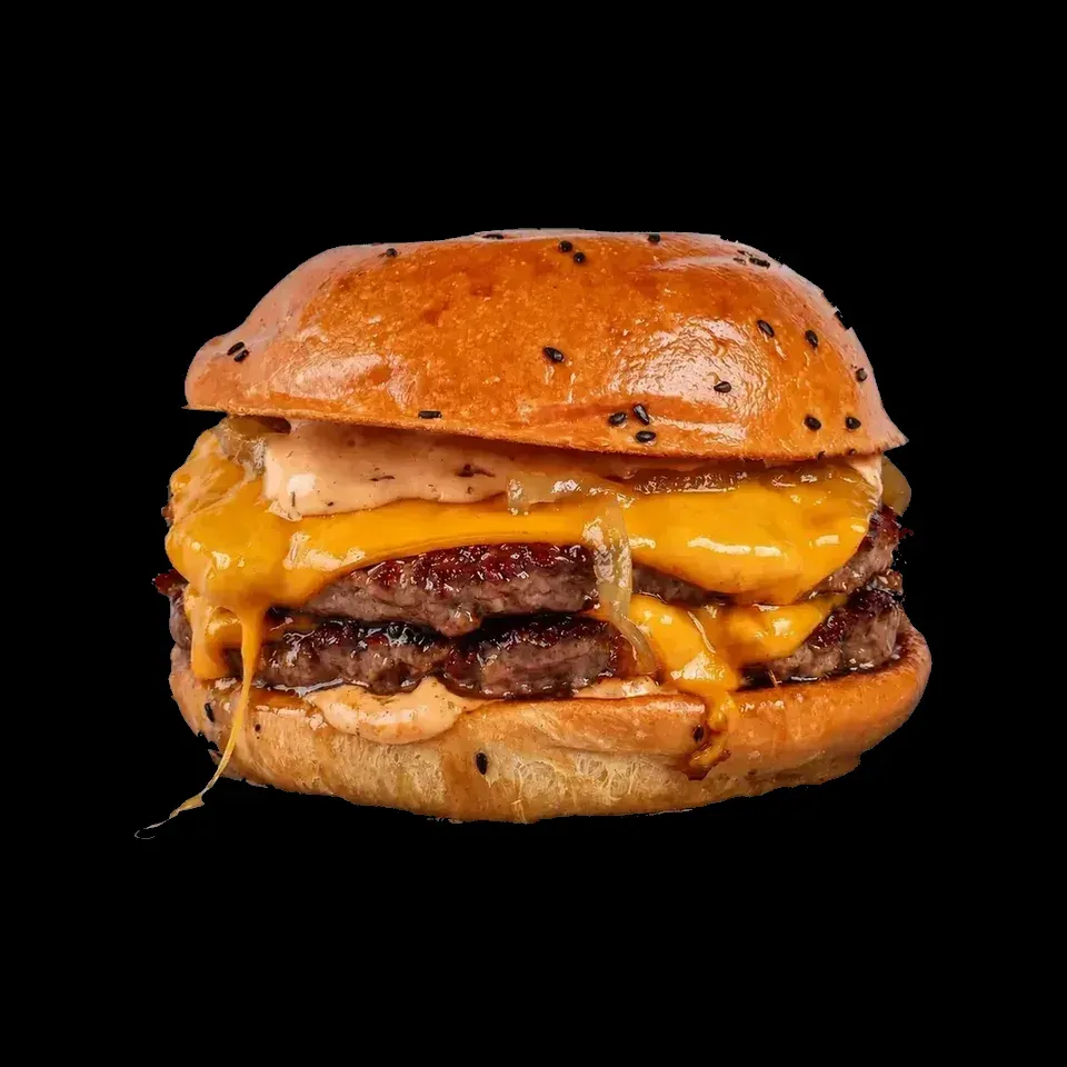 Double Vibe burger
