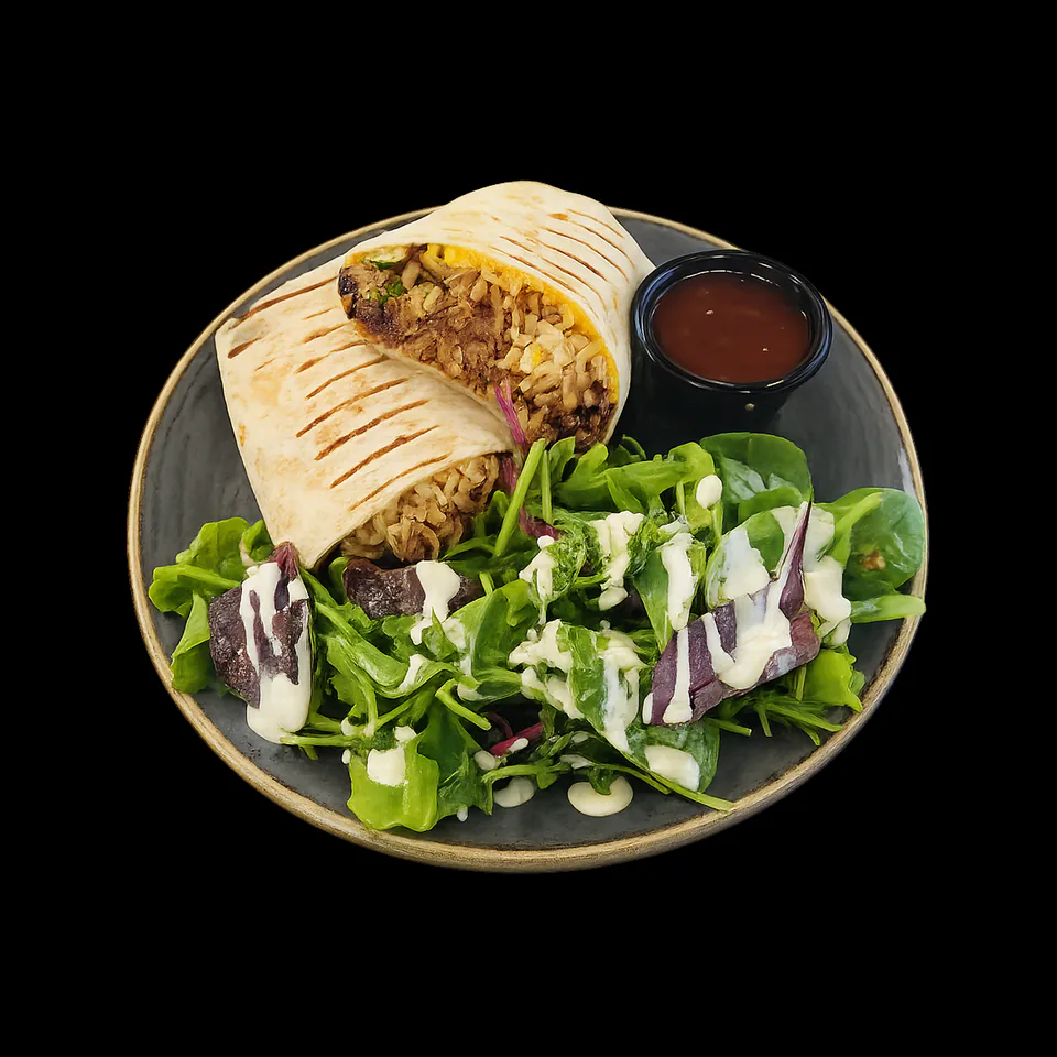 Gourmet burrito